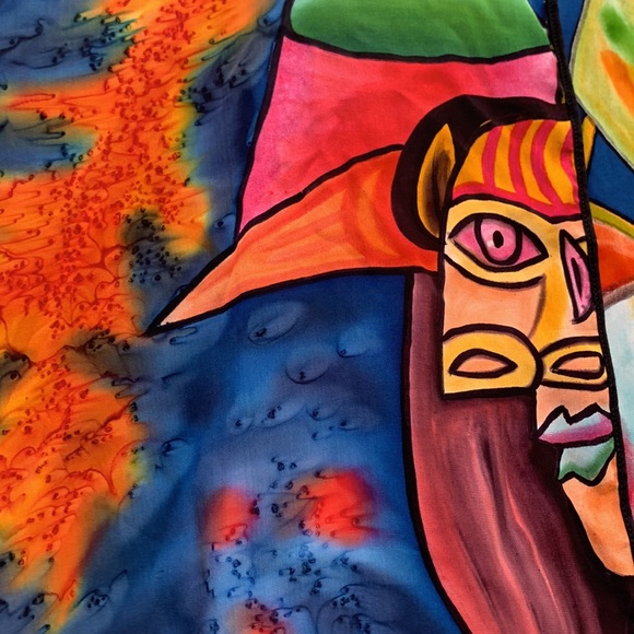 Beautiful silk kimono top - Picture 6 of 6